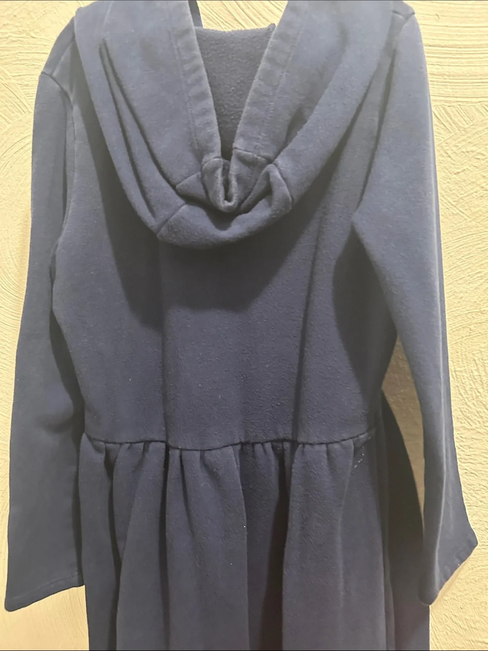 Carter's Navy Hoodie Dress with Sequin Unicorn